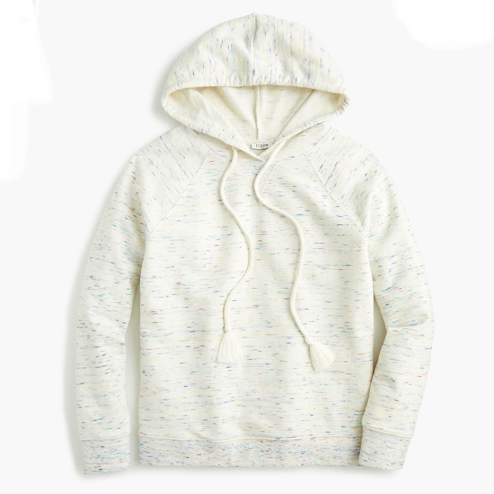 J.CREW Confetti Space-Dyed Hoodie